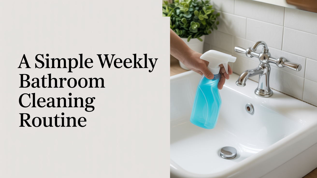 A Simple Weekly Bathroom Cleaning Routine