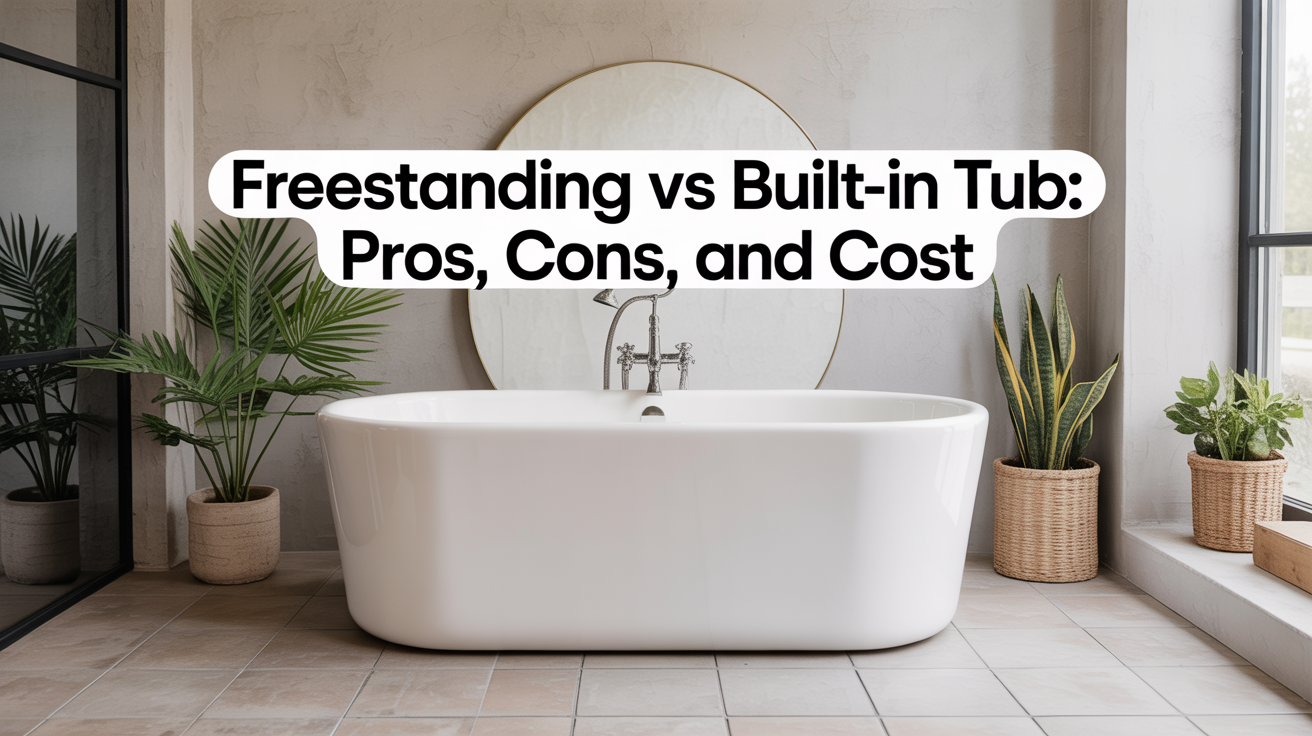 Freestanding vs Built-In Tub: Pros, Cons, and Cost