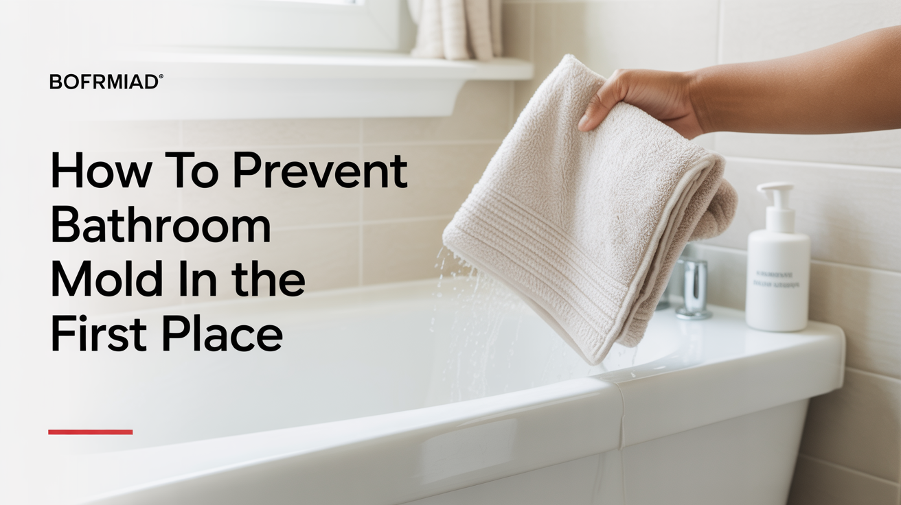 How to Prevent Bathroom Mold in the First Place