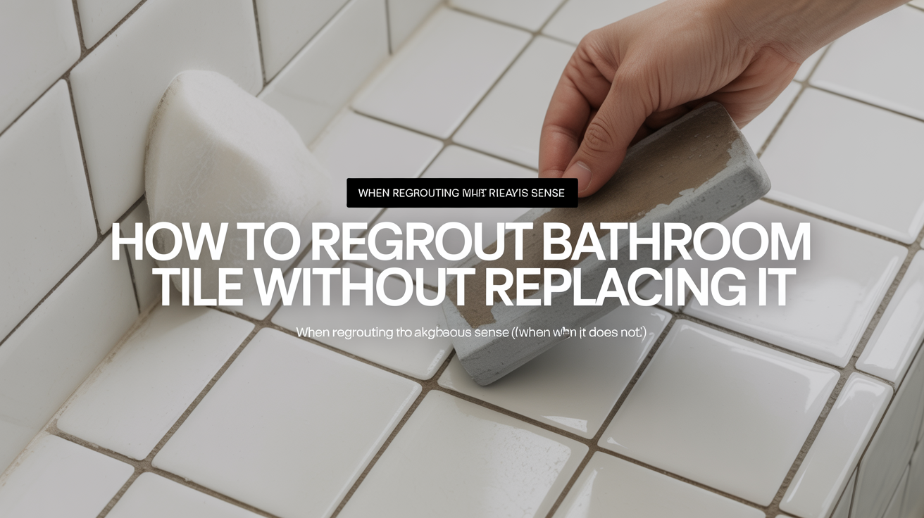 When Regrouting Makes Sense (and When It Does Not)