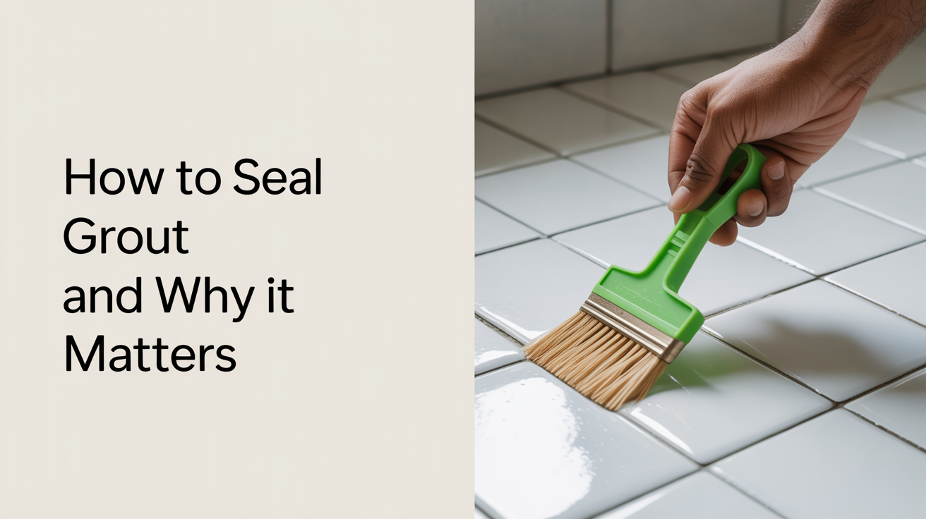 How to Seal Grout and Why It Matters