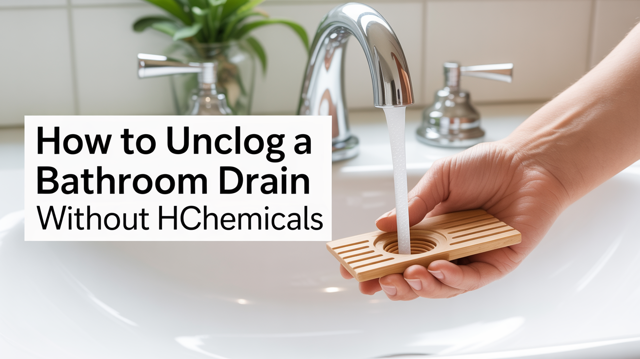 How to Unclog a Bathroom Drain Without Harsh Chemicals