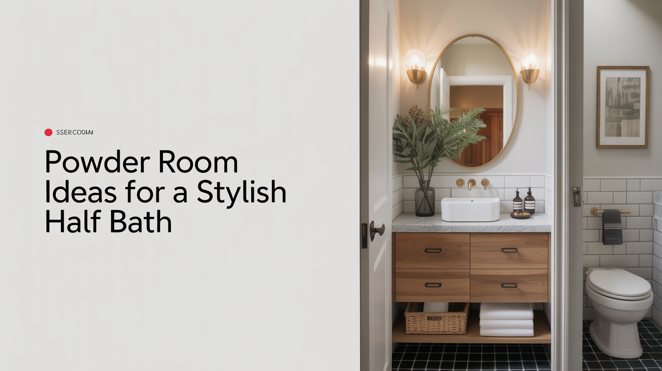 Powder Room Ideas for a Stylish Half Bath