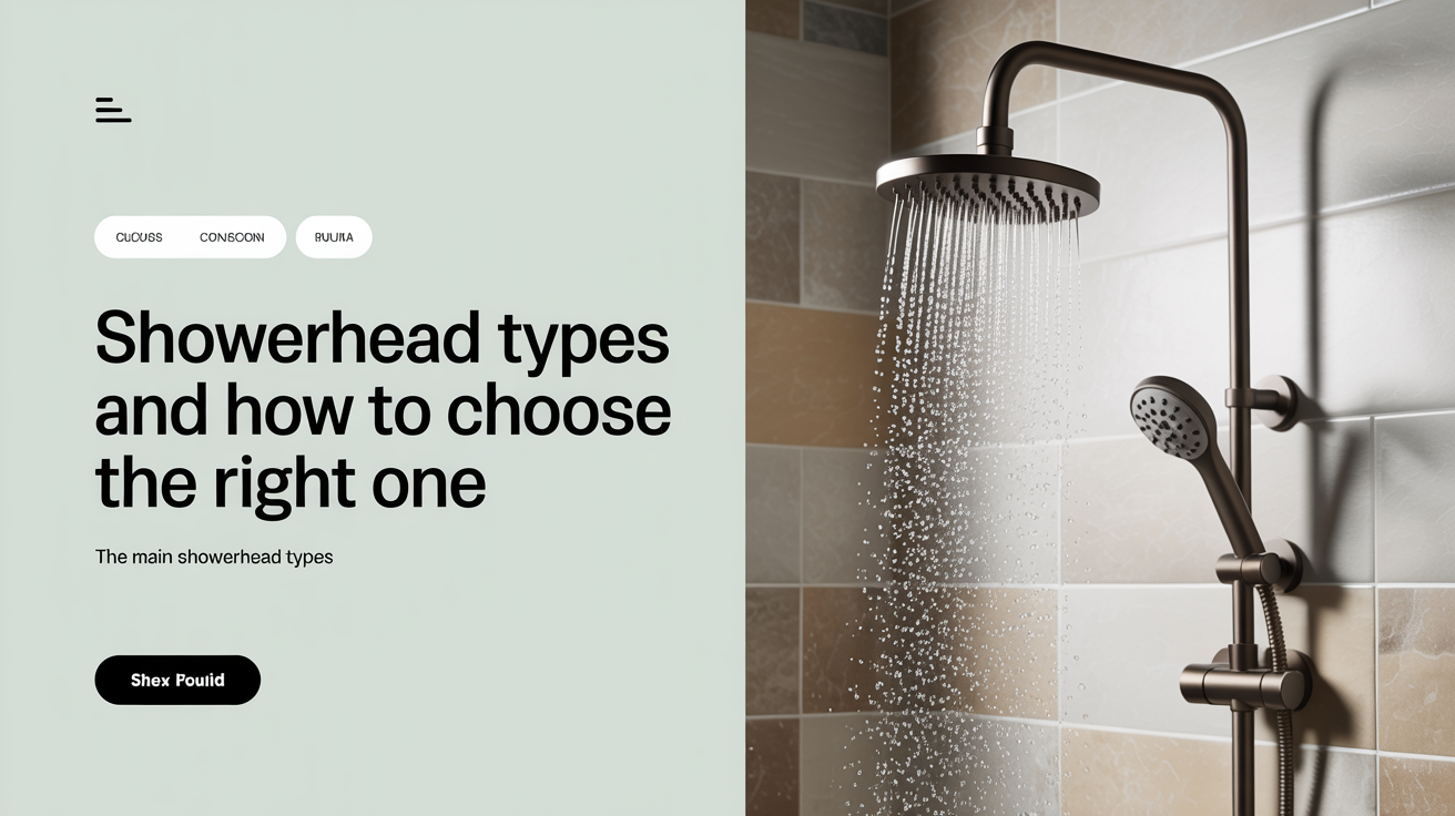 The Main Showerhead Types