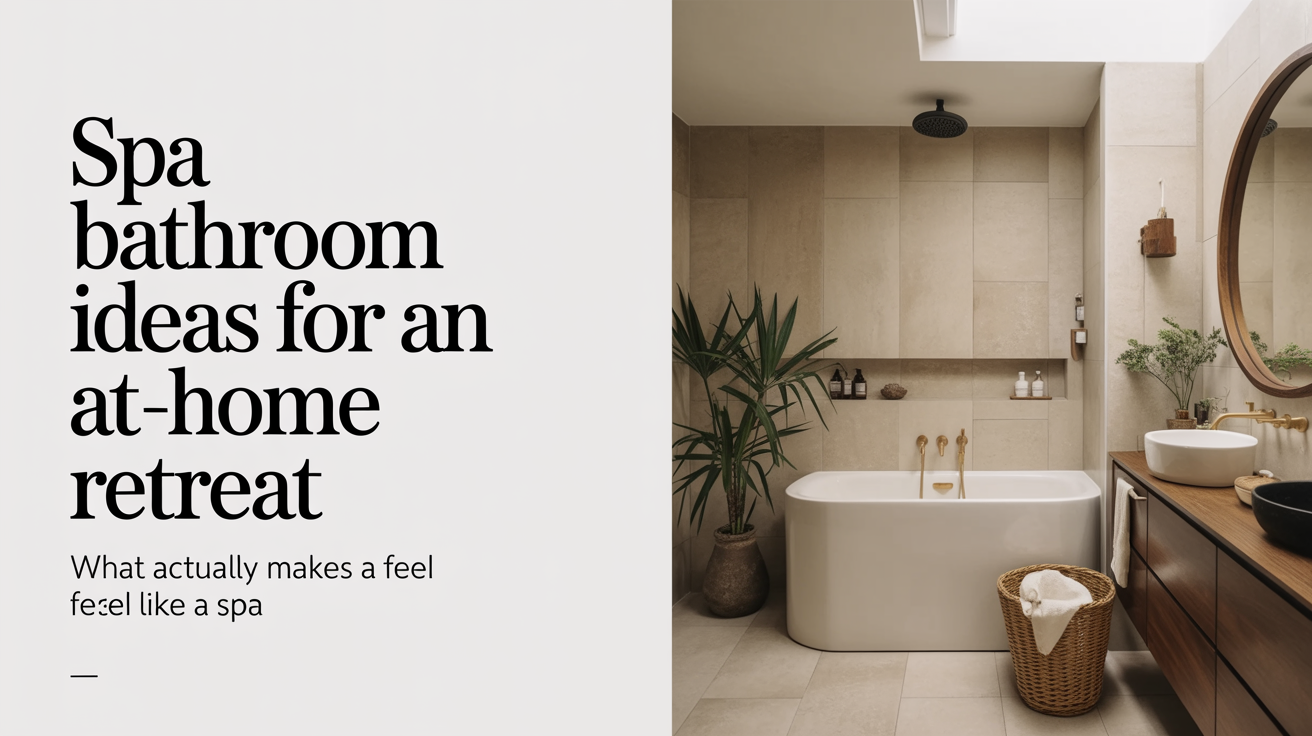 What Actually Makes a Bathroom Feel Like a Spa