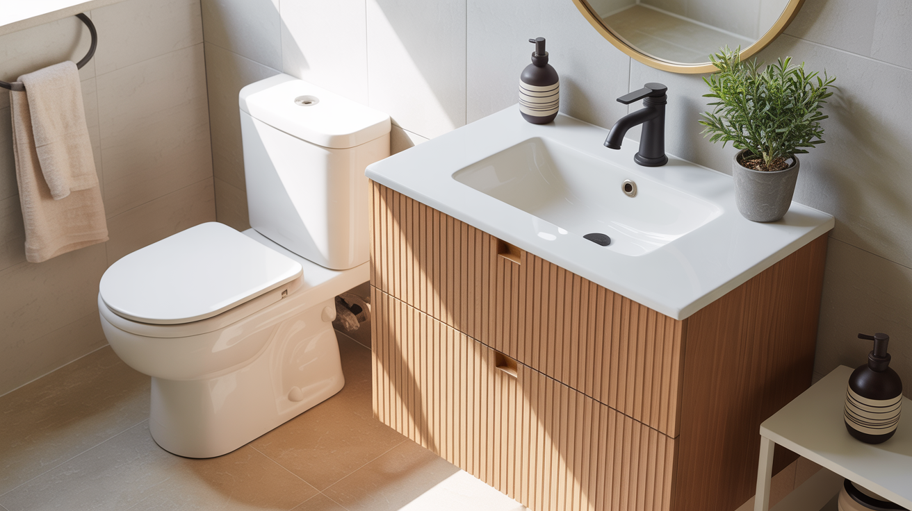 Space-Saving Vanities for Small Bathrooms